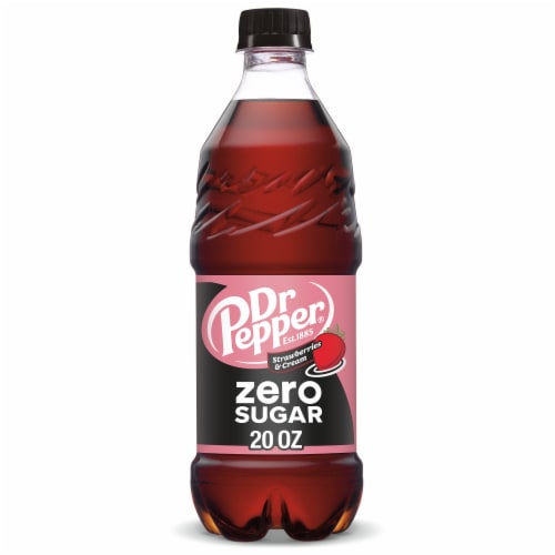 Dr Pepper Strawberries & Cream Zero Sugar Soda - Easy Mix