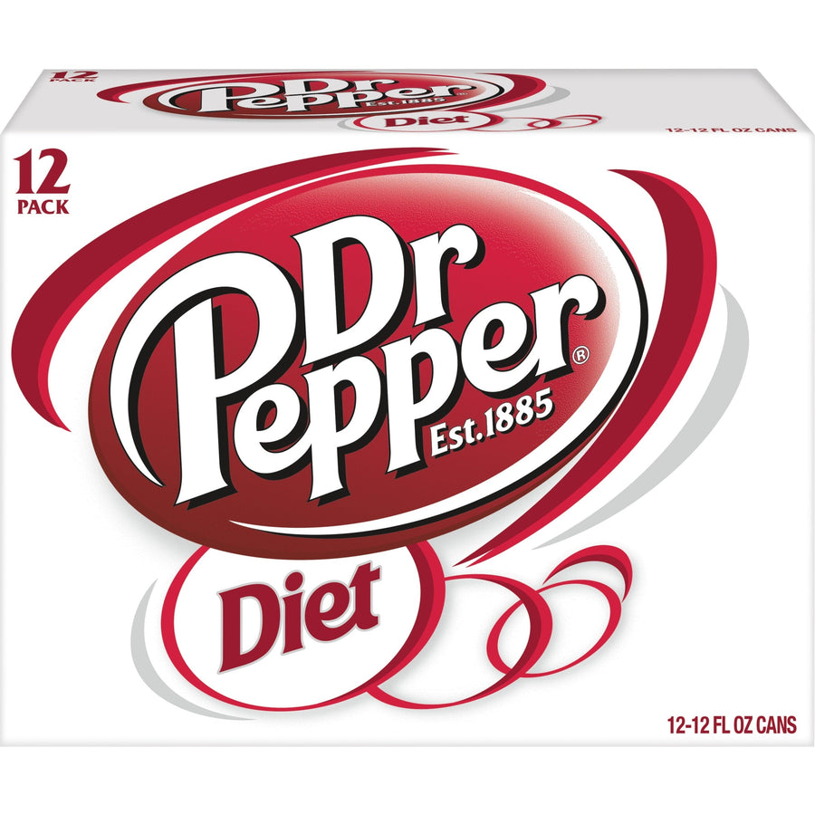 Diet Dr Pepper Soda - Crisp Fizz Flavor